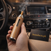 Luxury Smokeless Mini Portable Car Ashtray & Cigarette Holder – Premium Travel Smoking Accessory