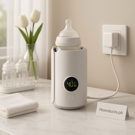 Smart Baby Milk Heater with Digital Temperature Display – Portable Bottle Warmer