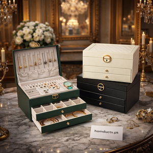 Multilayer High-end Jewelry Organizer With Lock