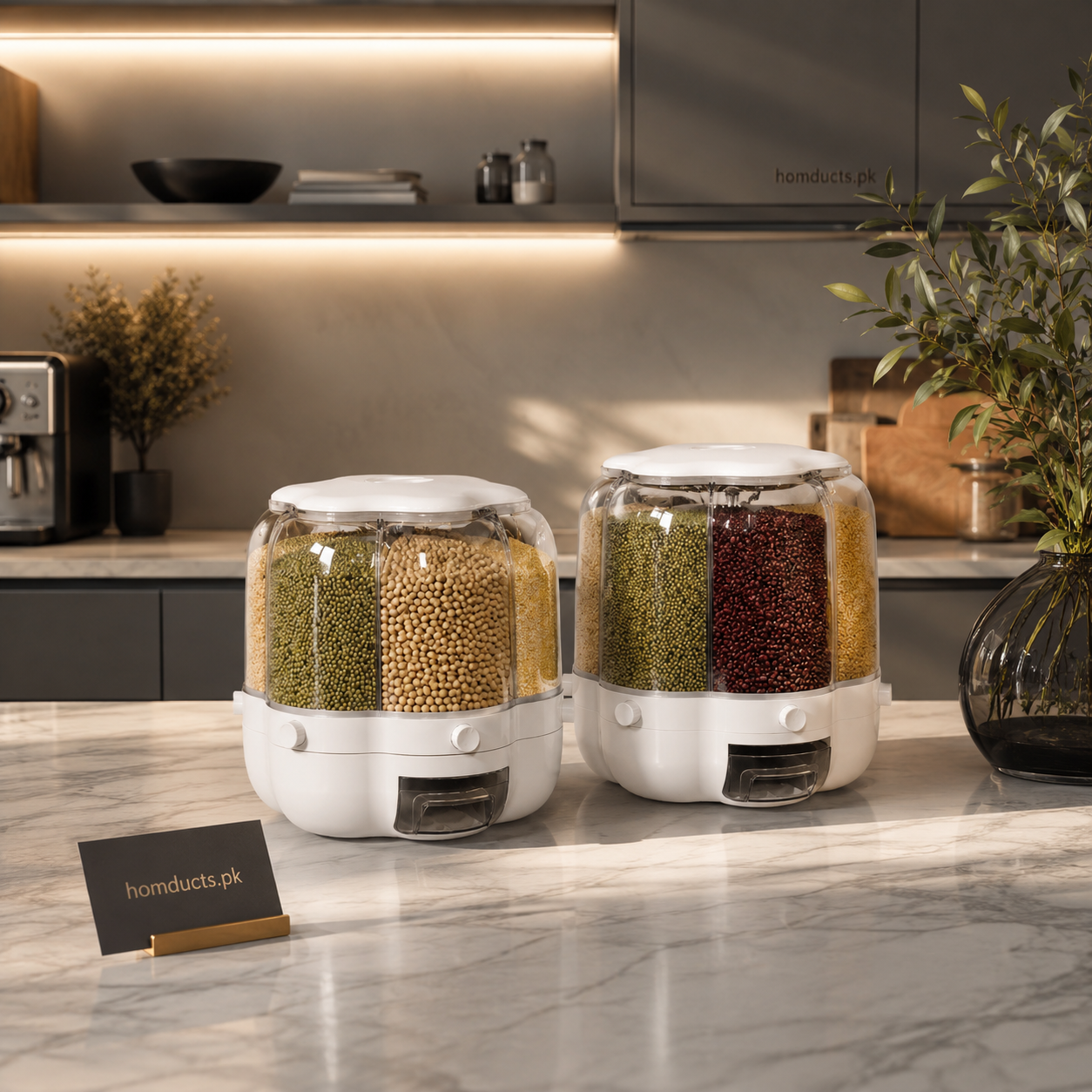 360° Rotating Grain And Cereal Dispenser