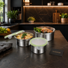 304 Stainless Steel Airtight Food Storage Containers for Kitchen - Leak-Proof & Durable