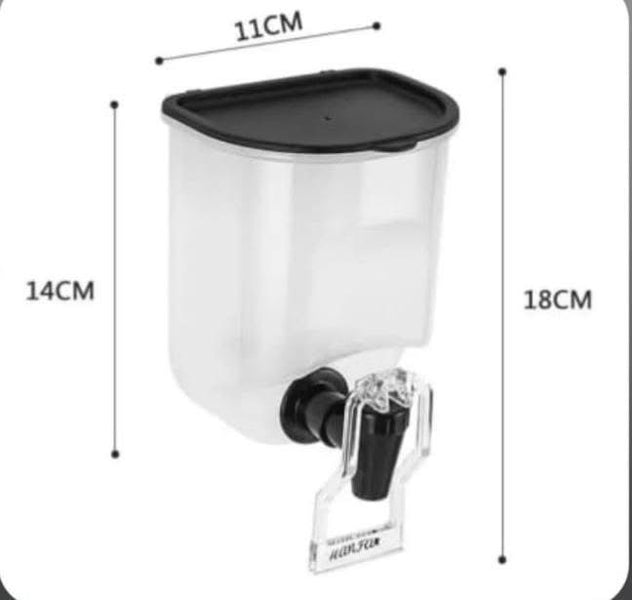 Wall-Mounted Oil Dispenser for Kitchen – Transparent Soy Sauce & Cooking Oil Container