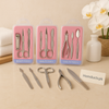 Stainless Steel Beauty Grooming Kit – Complete Nail & Eyebrow Care Set