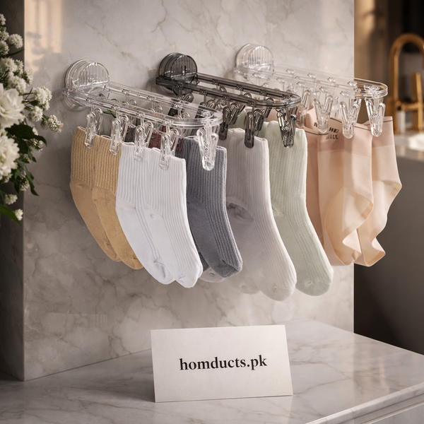 Cloth Drying Rack With Suction