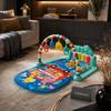 Premium Baby Piano Play Gym Activity Mat with Hanging Toys – Soft Infant Tummy Time Learning & Sensory Play Mat