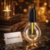 Rechargeable LED Camping Bulb Lamp – Warm Light, Portable Hanging Hook, Type-C Charging
