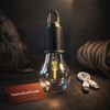 Rechargeable LED Camping Bulb Lamp – Warm Light, Portable Hanging Hook, Type-C Charging