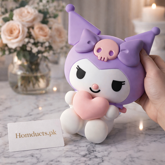 Cute Kuromi Squishy LED Night Light – Soft Silicone Decorative Lamp