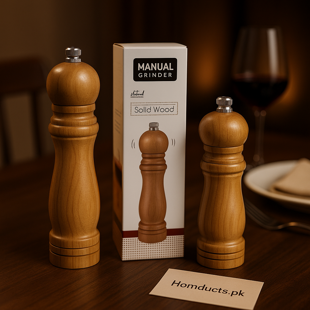 Bamboo Wooden Manual Grinder (7 or 8 Inch)