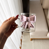 Luxury Pink Bow Glass – Cute Aesthetic Drinking Tumbler