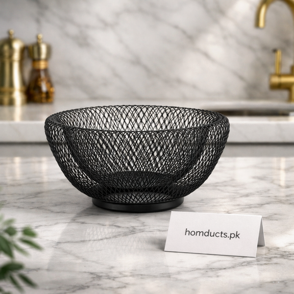 Mesh Vegetable Rack Luxury Metal Mesh Fruit & Vegetable Storage Basket – Modern Kitchen Or ...