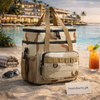 Premium Tactical Insulated Cooler Bag — Multi-Compartment Travel & Outdoor Storage Tote