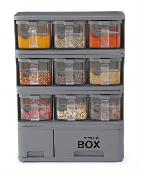 Kitchen Spice Organizer With Drawer