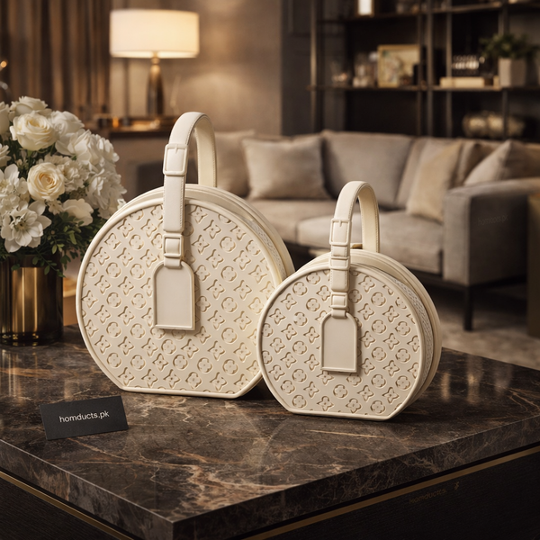 Luxury Decorative Bag-Style Organizer & Flower Display Holder
 – Premium Home Accent (Available in 2 Sizes)