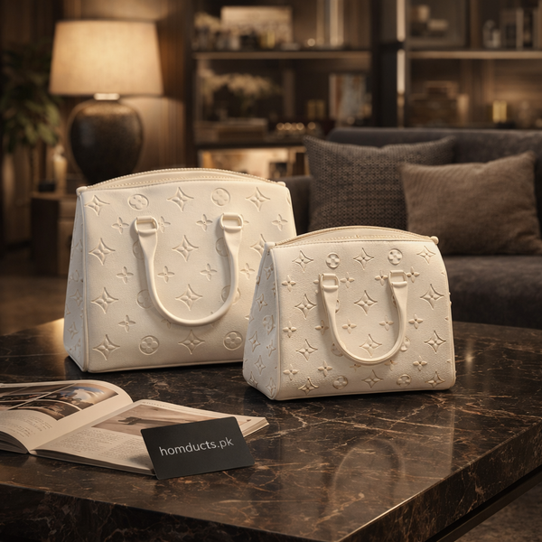 Luxury Embossed Handbag Decorative Showpiece — Premium Display Accent (1 Pc)