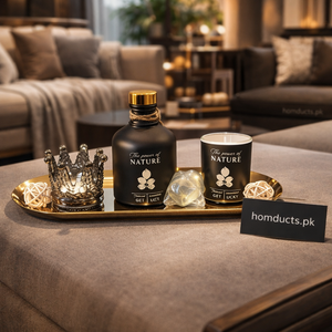 Luxury Aroma Diffuser & Candle Gift Set — Premium Home Fragrance Décor