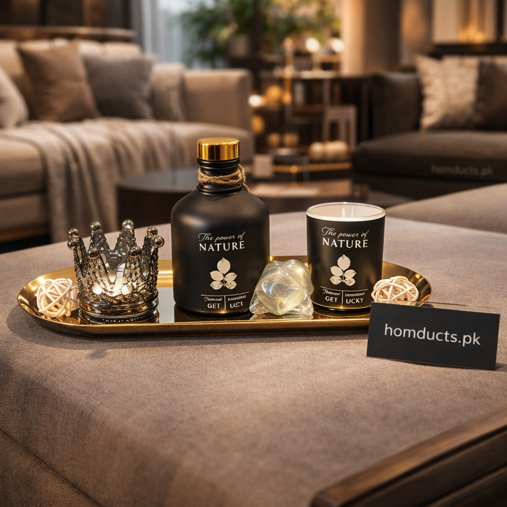Luxury Aroma Diffuser & Candle Gift Set — Premium Home Fragrance Décor