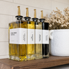 Premium Glass Oil & Vinegar Dispenser Bottle with Gold Pour Spout – 1 Pc