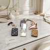 Luxury Folding Pocket Mirror with Keychain – Portable Compact Makeup Mirror