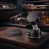 360° Magnetic Phone Holder with Auto-Tracking Rotation – Strong Magnetic Suction Mount for Desk & Tabletop Use