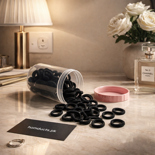 Soft Elastic Kids Hair Bands – No-Pull Baby Headbands (50 Pack)