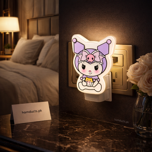 Cute Plug-In LED Night Light – Decorative Bedroom & Kids Room Lamp