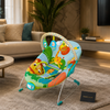 Luxury Musical Baby Rocker & Infant Bouncer Seat with Hanging Toys, Soothing Vibration & Comfortable Newborn Support Chair