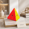 Premium Pyraminx Magic Cube Speed Puzzle | Smooth Rotating Brain Teaser Toy