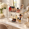 2-Tier Acrylic Makeup & Perfume Organizer – Cosmetic Storage Rack