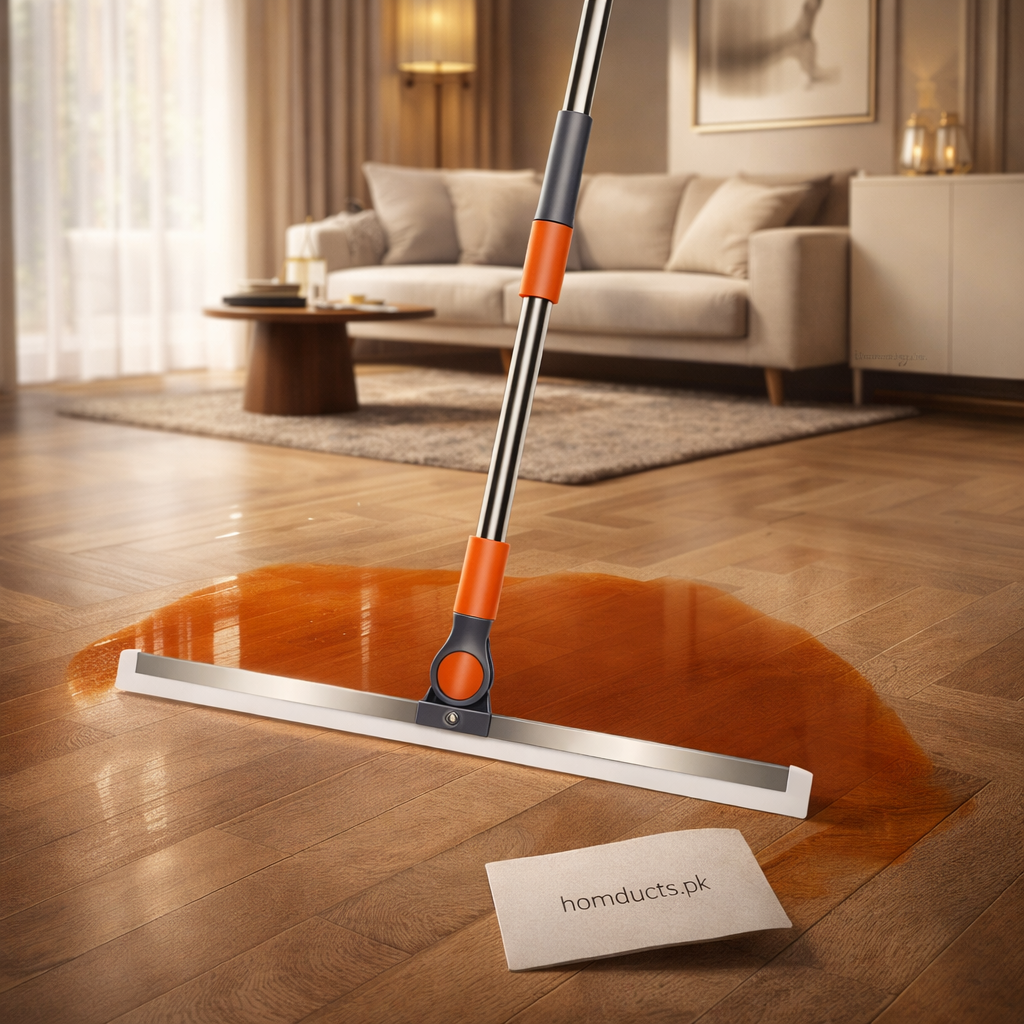 Multi-Functional Floor Wiper Mop – Heavy Duty Water and Foam Remover for Bathroom, Kitchen & Tile Cleaning