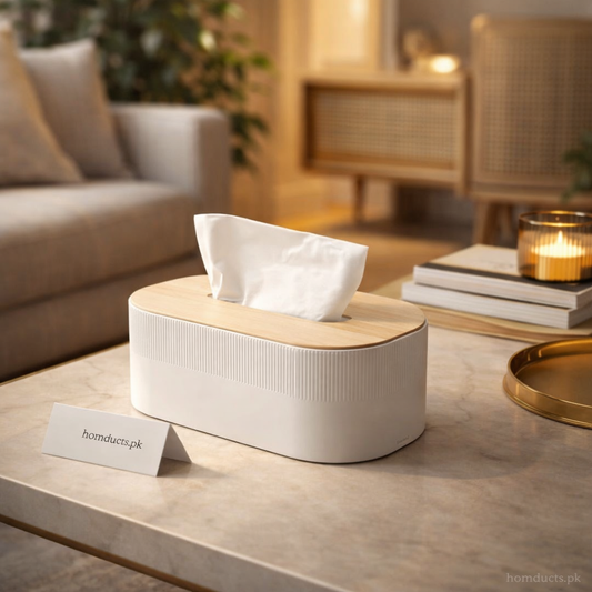 Luxury Minimalist Tissue Box Holder – Modern Decorative Tissue Organizer