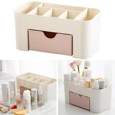 Luxury Dual-Layer Cosmetic Organizer Box – Premium Vanity Storage Drawer (24cm)