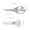 Magnetic Kitchen Bone Scissors with Stand – Heavy-Duty Multipurpose Food Shears