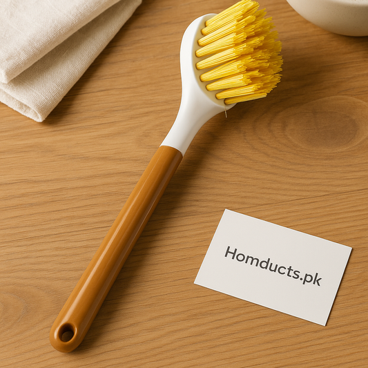 Premium Long Handle Dish Cleaning Brush – Ergonomic Kitchen Scrubber with Durable Bristles