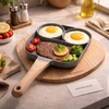 Premium 3-Section Nonstick Frying Pan – Multi-Compartment Breakfast & Grill Pan