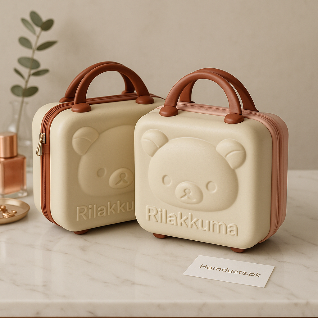 Cute & Compact Travel Cosmetic Bag | Durable Makeup Handbag