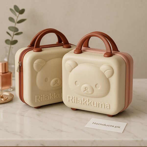 Cute & Compact Travel Cosmetic Bag | Durable Makeup Handbag