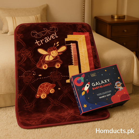 Premium Soft Baby Travel Blanket – Warm, Cozy & Lightweight | Galaxy Kids Collection