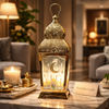 Ramadan Arabic LED Lantern Speaker – Battery Operated Islamic Nasheed Lamp Decorative Light