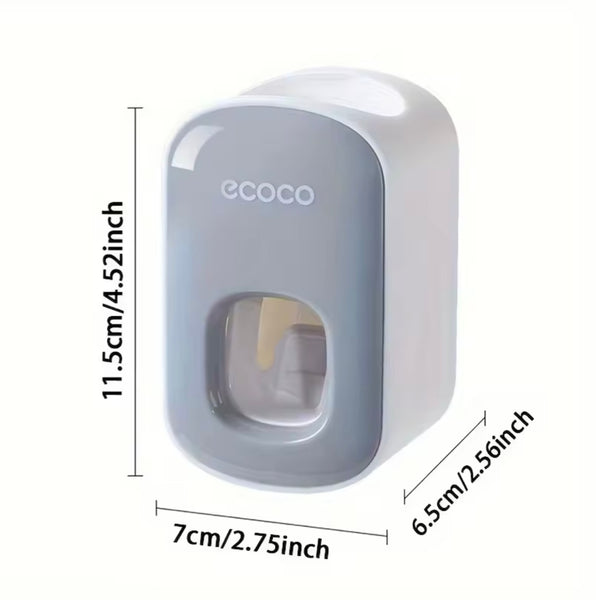 Automatic Wall Mounted Toothpaste Dispenser – Ecoco Hands-Free Toothpaste Squeezer for Bathroom