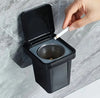 Wall mounted Compact cigarette ashtray trashbin
