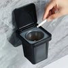 Wall mounted Compact cigarette ashtray trashbin
