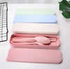Eco-Friendly Travel Utensil Set with Storage Box – Lightweight Cutlery Kit