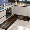 Luxury Anti-Fatigue Kitchen Floor Mat Set – Waterproof, Non-Slip, Oil-Resistant Comfort Rugs (2-Piece)