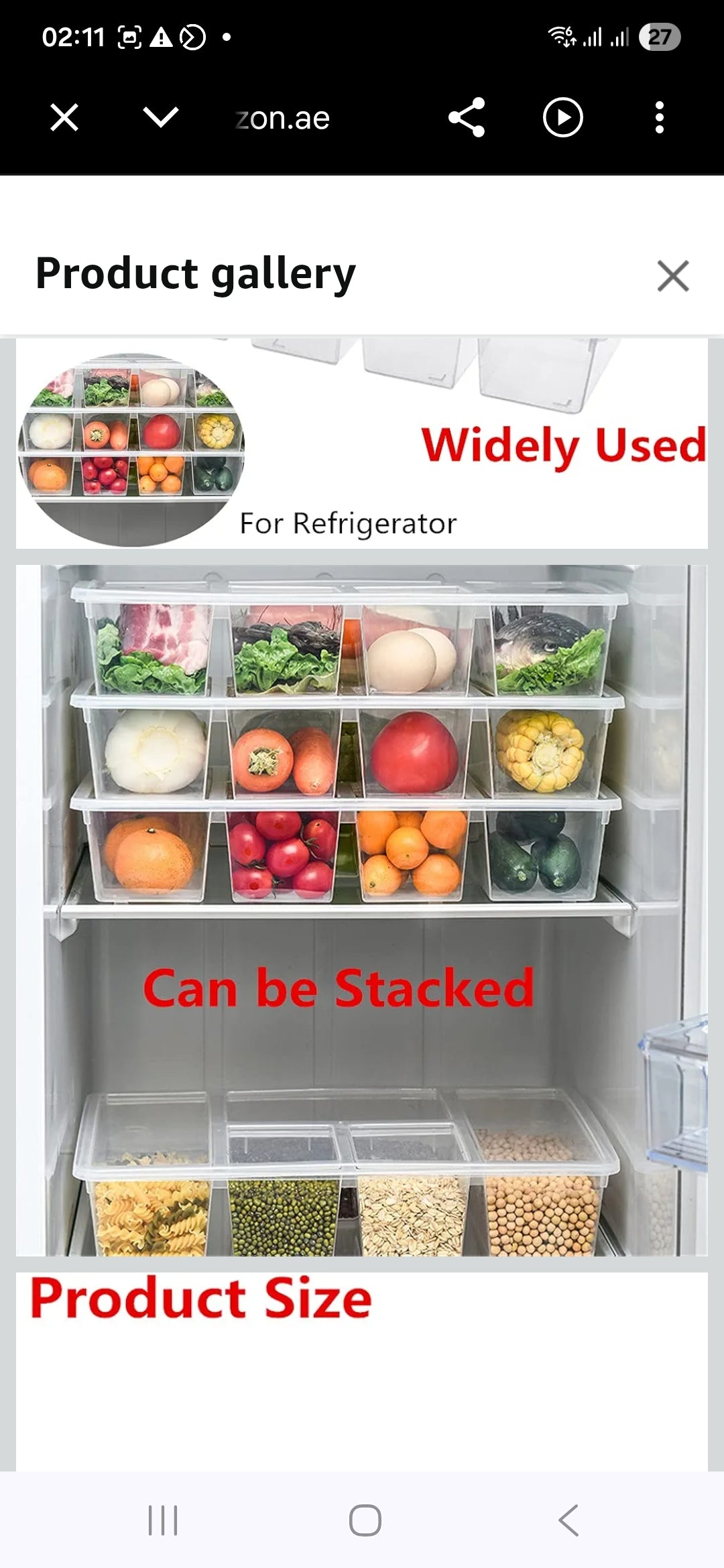 Premium 5-Compartment Food Storage Organizer Box with Lid – Multi-Section Kitchen, Fruit & Snack Organizer