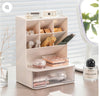 Luxury Multi-Compartment Makeup & Jewelry Organizer with Drawer