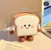 Cute Toast Desk Organizer Pen Holder | Kawaii Desktop Stationery Storage for Pens, Pencils & Office Supplies