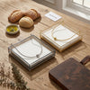 Luxury Metal Napkin Holder with Weighted Arm – Gold & Silver Table Tissue Organizer