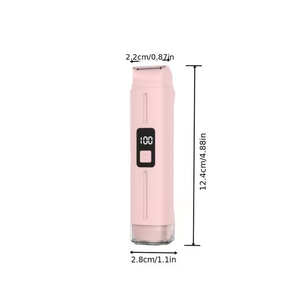 Portable Electric Leg & Body Hair Remover for Women – Rechargeable Digital Display Shaver
