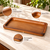 Billi Rectangular Wood Serving Tray – Extra Large feature infographic